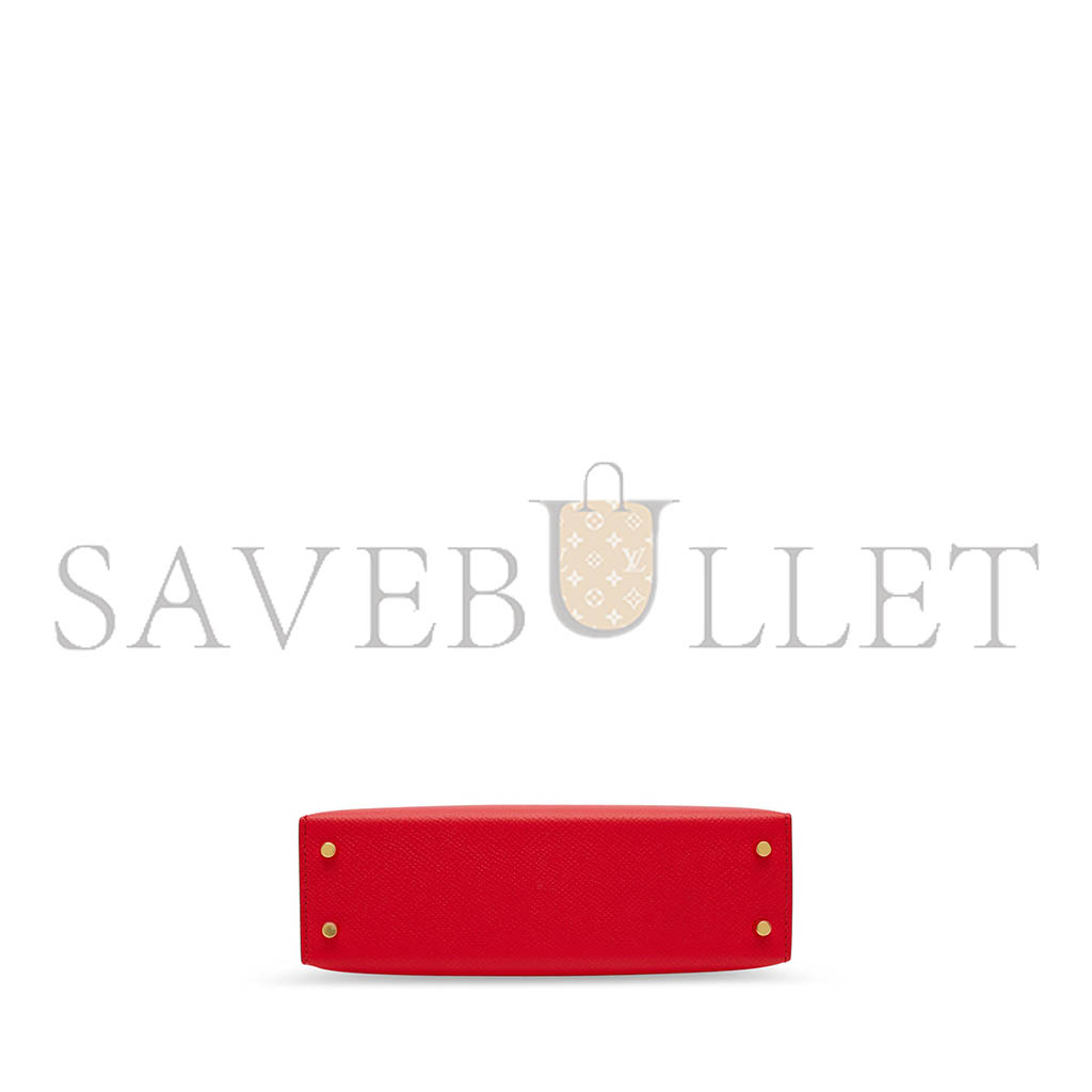 H**mes mini kelly ii epsom heart red gold buckle (19*12*5.5cm)